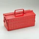 TOYO Steel 2-Tier Tool Box ST-350 Red Japanese Made Cantilever Toolbox