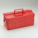 TOYO STEEL ST-350 2-Tier Tool Box Red Portable Storage Box Steel ST-350R Japan