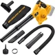 DEWALT DCE100B 20V Handheld Leaf Blower Cordless Battery Not Included  - Yellow