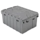 Akro-Mils 39085GREY Attached Lid Container 8 Gal 35 Lb