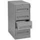 TENNSCO MD-1524 MED GREY Drawer Pedestal,15 W x 24 D x 32 H,Gray 8TP82