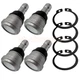4PCS Upper Lower Front Ball Joints Kit For Polaris Ranger 500 700 800 900 RZR