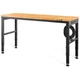 VEVOR Workbench Adjustable Height, 48" L X 20" W X 38.1" H Garage Table w/ 28.3"