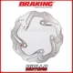 WH8501 REAR BRAKE DISC SX BRAKING GILERA GP 800 800 2008 - 2012 WAVE FISS