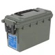 Sheffield 12626 Ammo Storage Box, Stackable .30 Cal Standard Single, Green 
