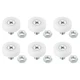 PATIKIL 19mm Drawer Rollers, 6 Pack Plastic Pulley 19mm, White 