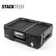 TOUGHBUILT STACKTECH 21-in W x 7.2-in H x 16-in D Black Plastic/Metal Tool Box