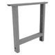 TENNSCO AL-3230 MED GREY Adj. Leg,3Wx30Dx27-7/8 to 35-3/8H,Gray 9CXD4