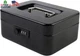 KYODOLED Cash Box with Combination Lock Safe Metal Money Box with Money Tray for