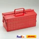 TOYO Steel 2-Tier Tool Box ST-350 Red Japanese Made Cantilever Toolbox NEW