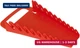 Ernst Manufacturing 5048 Gripper Wrench Organizer, 10 Tool, Red