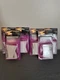 Set of 6 Prime-Line R 7240 Drawer Side Track Backplate Brackets - White Nylon