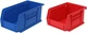 Akro-Mils 30230 & 30210 Plastic Hanging Stackable Storage Organizer Bins, 5x4x