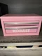 KOBALT Mini STEEL Tool Box w/ 2 Magnetic Drawers + LIFT-UP Lid, PINK Never Used!