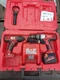 22QQ69 MILWAUKEE 0824-24P TOOL KIT, CASE, CHARGER, BATTERY, HAMMER DRILL, IMPACT