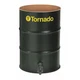Tornado 95944 Open Head Vacuum Drum, Steel, 55 Gal, Unlined, Black