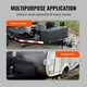 Heavy Duty Carbon Steel Trailer Tongue Box - Secure Tool Chest for Pickup Trucks