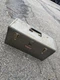 Vintage Metal Tool Box Sears Craftsman 6512 Rusty 20-in Gray Steel Chest 1970s