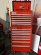 Red Two-Piece 16-drawer US General Pro rolling tool cabinet w/casters VERY CLEAN