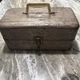 VINTAGE HAWTHORNE ALL STEEL TACKLE BOX UNION STEEL PAT 161360
