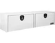 Buyers Product 18x16x72" White Smooth Aluminum Topsider Truck Box