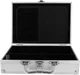 FRCOLOR Aluminum Alloy Tool Box Portable Metal Briefcase Organizer 11.41X8.07X4.