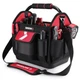 ARROW 12" Tool Tote with Waterproof Hard Base, Electrician Red & Black 