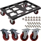 Upgrade Tool Box Dolly, Push Cart Dolly Compatible with Milwaukee Packout Toolbo Upgrade Tool Box Dolly, Push Cart Dolly Compatible with Milwaukee Packout Toolbo