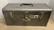 Vintage Sears Craftsman USA 6512 Metal Tool Box + Tray Crown Mechanics 20" x 8&rdquo;