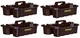 Stanley STST41001 19.3" x  13" x 7.6" Portable Tool Parts Storage Tote Tray -4pk