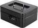KYODOLED Cash Box Combination Lock Safe Money Tray Metal Security Box Black