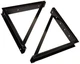 Buyers Product 18x18" Welded Black Formed Steel Mounting Brackets