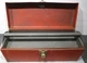 Vintage Kennedy KK-19 Red Tool Box - Removable Tray 18 3/4" X 7 1/4" X 7"
