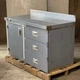 AERO Steel Cabinet Sz 48&rdquo; L x2 4&rdquo; W x 29&rdquo; H 3TSB0HD 2448TD Minor Damage