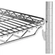 Metro 74Pq-4 Wire Shlfpst, 74 1/2 X1 In, Quick Slot, Pk4