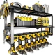 Hipidian Fathers Day Dad Gifts for Men, Power Tool Organizer Wall Mount- 300Lb C