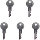 5 X CH501  Knapheide Goliath Southco UWS RV Truck Tool Box Lock Replacement Keys