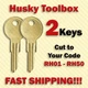 Husky Toolbox Key / (2) TWO KEYS / Select your code RH01 - RH50