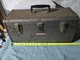 Vintage Craftsman Crown Logo)6512 Metal Tool Box W/Tray 20"L x 9-1/2"T x 8-1/2"W