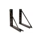 Buyers Product 18x18" Bolted Black Formed Steel Mounting Brackets