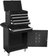 ATBT1204D-BLACK Torin Rolling Garage Workshop Tool Organizer: Detachable 4 Drawe
