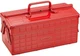 TOYO Steel ST-350 Red Cantilever Tool Box Made in Japan Storage Organizer