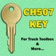 CH507 Key For Truck Tool Box and More