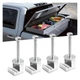 4PCS Truck Tool Box Mounting Kit, J Hook Toolbox 3.7&times;1.08 inch, Silver 