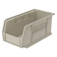 AKRO-MILS 30230STONE Hang and Stack Bin,Stone,Plastic,5 in PK 7