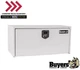 Buyers Products 1702205, 18x18x36" White Steel Underbody Truck Box w/ Paddle