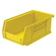 Akro-Mils 30220Yello Hang & Stack Storage Bin, Plastic, Yellow, 3 In H, 4 1/8