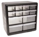 Homack MFG HMHA01012001 Homak 12-Drawer Parts Organizer, Black,
