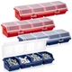 4 Pcs Screw Organizer Box with Lid 4 Compartments Tool Bin Divider Plastic St...