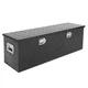 48x14x16 in Aluminum Stripes Plated Tool Box Pick Up Truck Bed RV Trailer Storag
